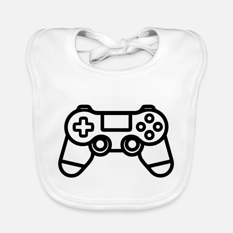 Video games controller Organic Baby Bibs