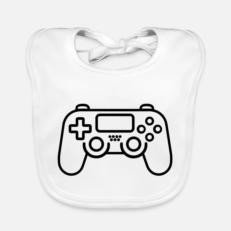 Video games controller Organic Baby Bibs
