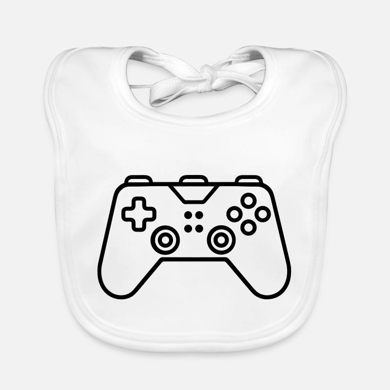 Video games controller Organic Baby Bibs