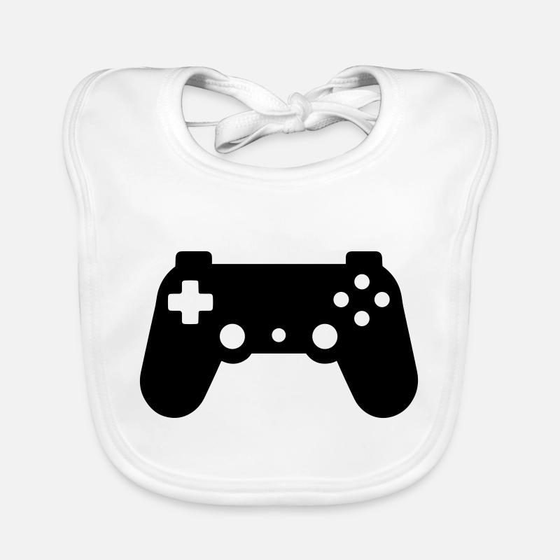 Video games controller Organic Baby Bibs