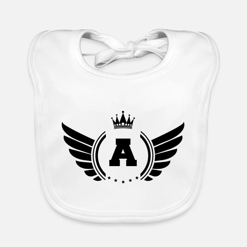 wappen A Baby Bio-Lätzchen