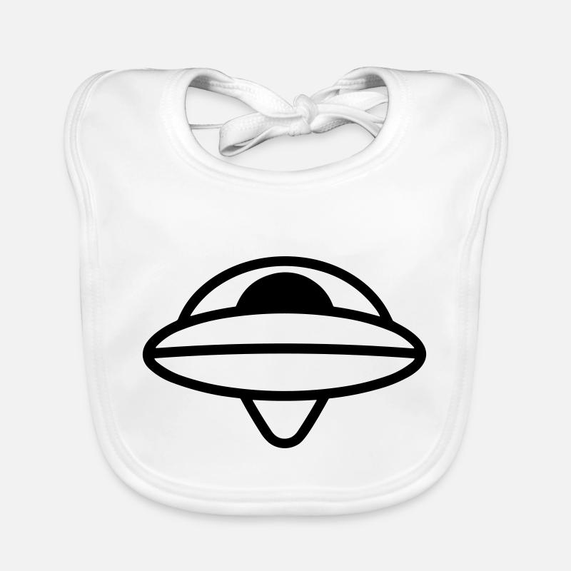 flying saucer Organic Baby Bibs
