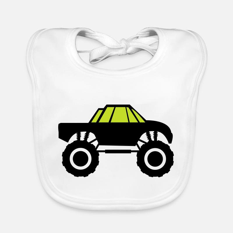 camion monstre Bavoir bio Bébé