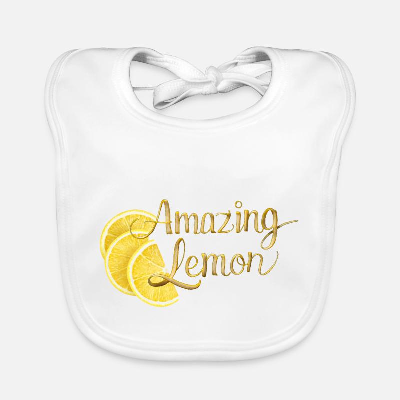 Amazing Lemon Organic Baby Bibs