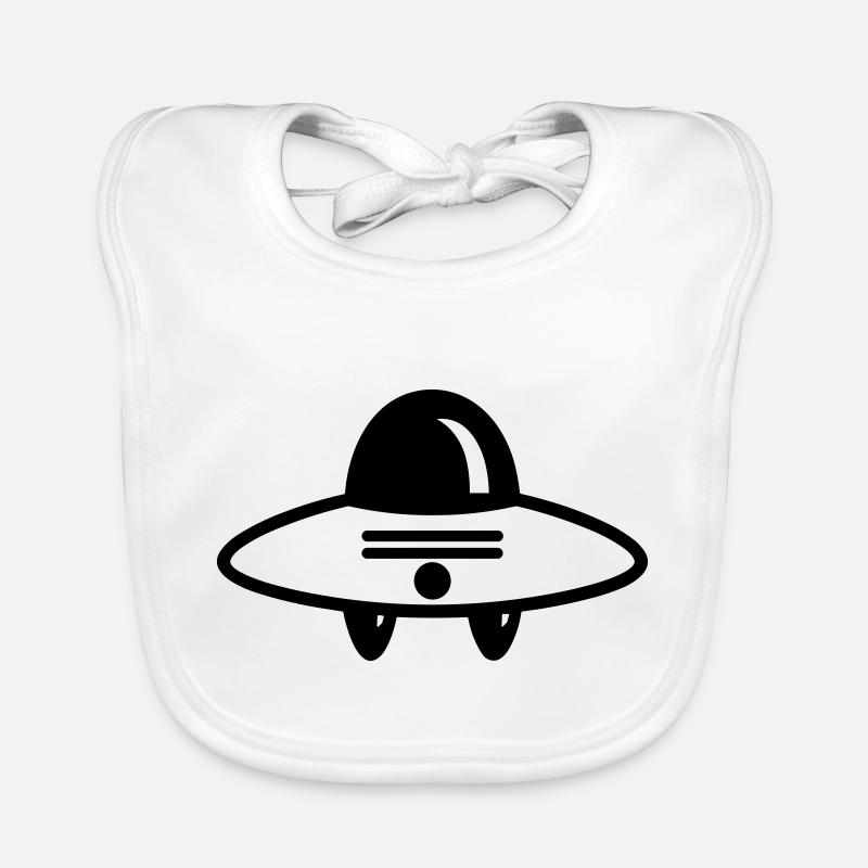 flying saucer Organic Baby Bibs