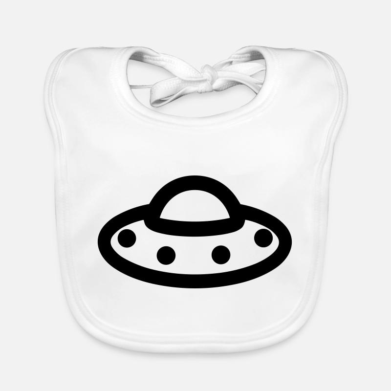 flying saucer Organic Baby Bibs