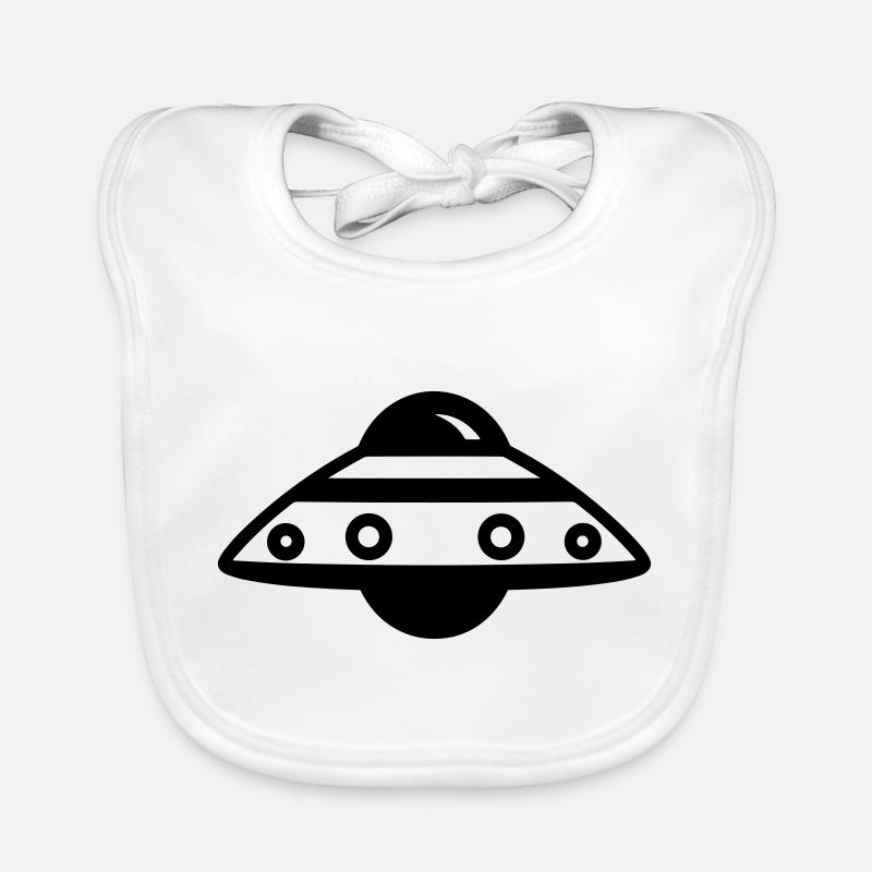 flying saucer Organic Baby Bibs