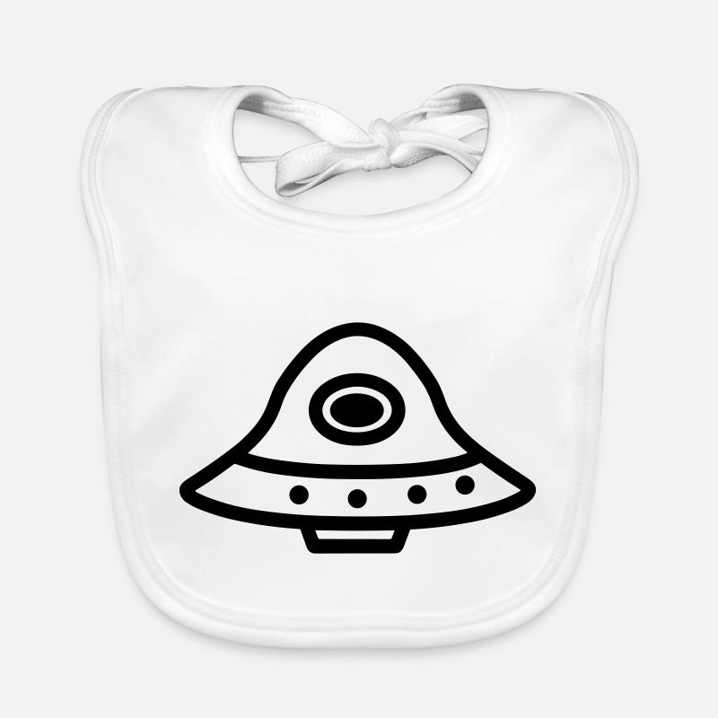 flying saucer Organic Baby Bibs