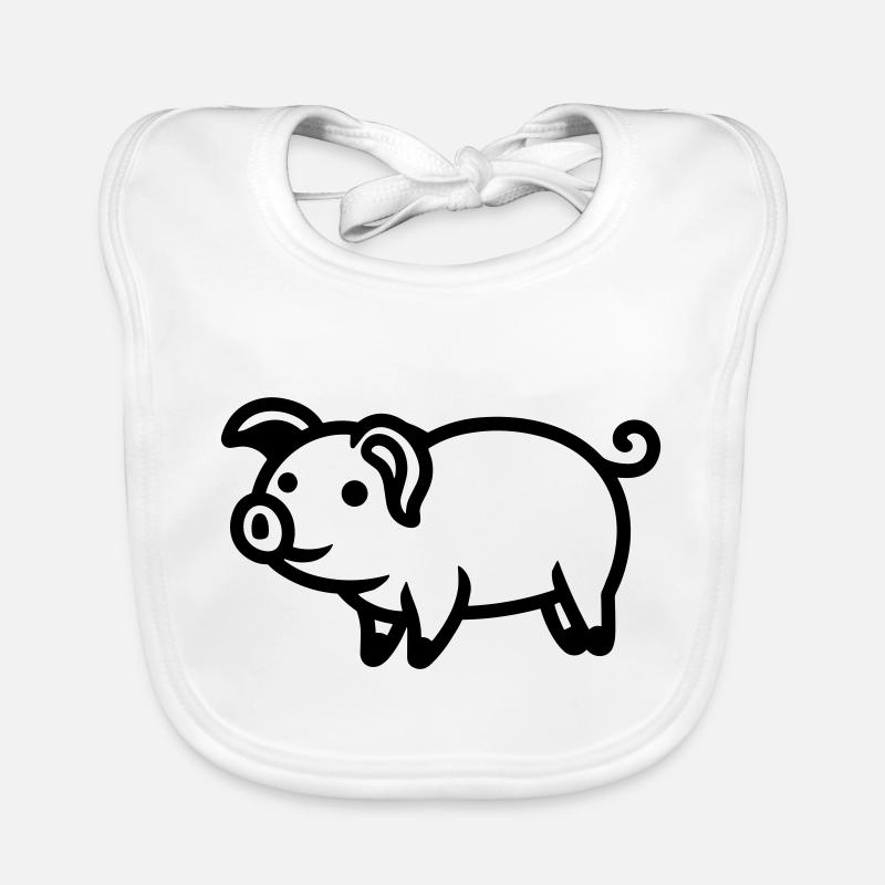 maiale Bavaglino ecologico per neonato