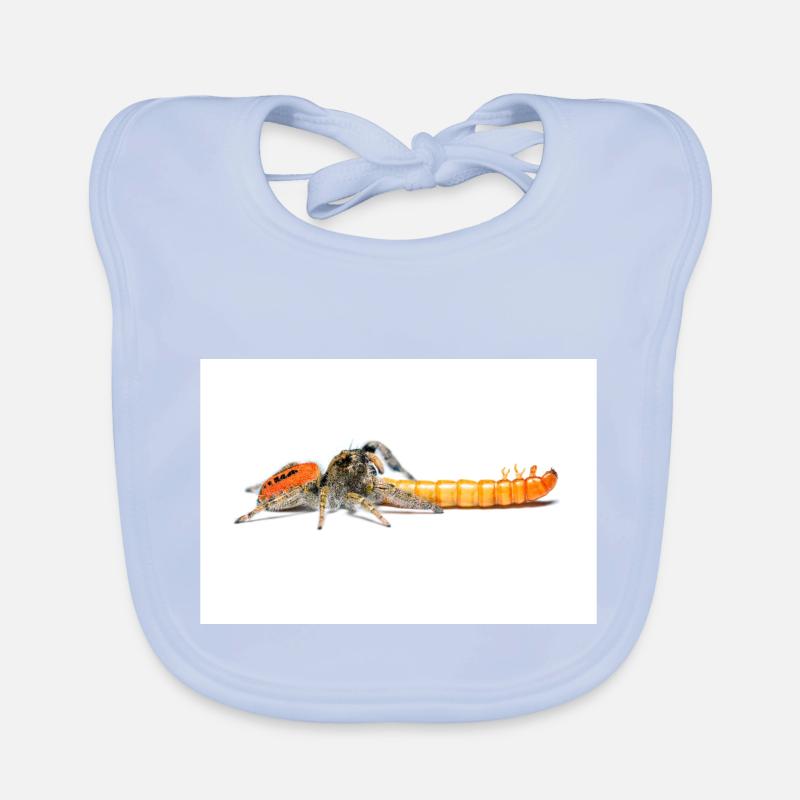 Araignée sauteuse Phidippus texanus araignée sauteuse Bavoir bio Bébé