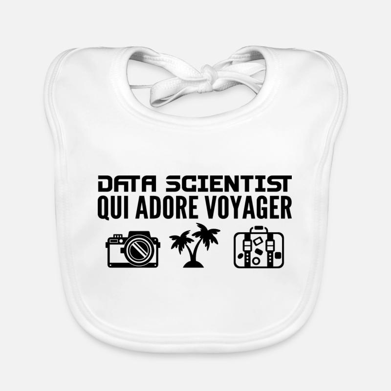 Travelers & Data Scientists: Passion & Discovery Organic Baby Bibs