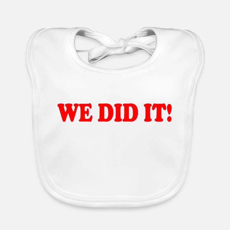 We did it Organic Baby Bibs