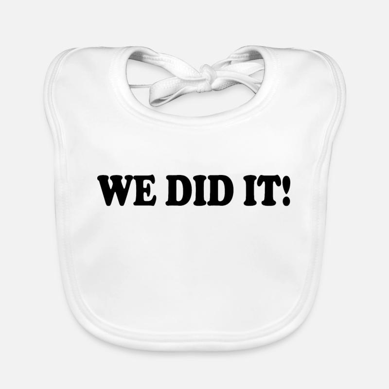 We did it Baby Bio-Lätzchen