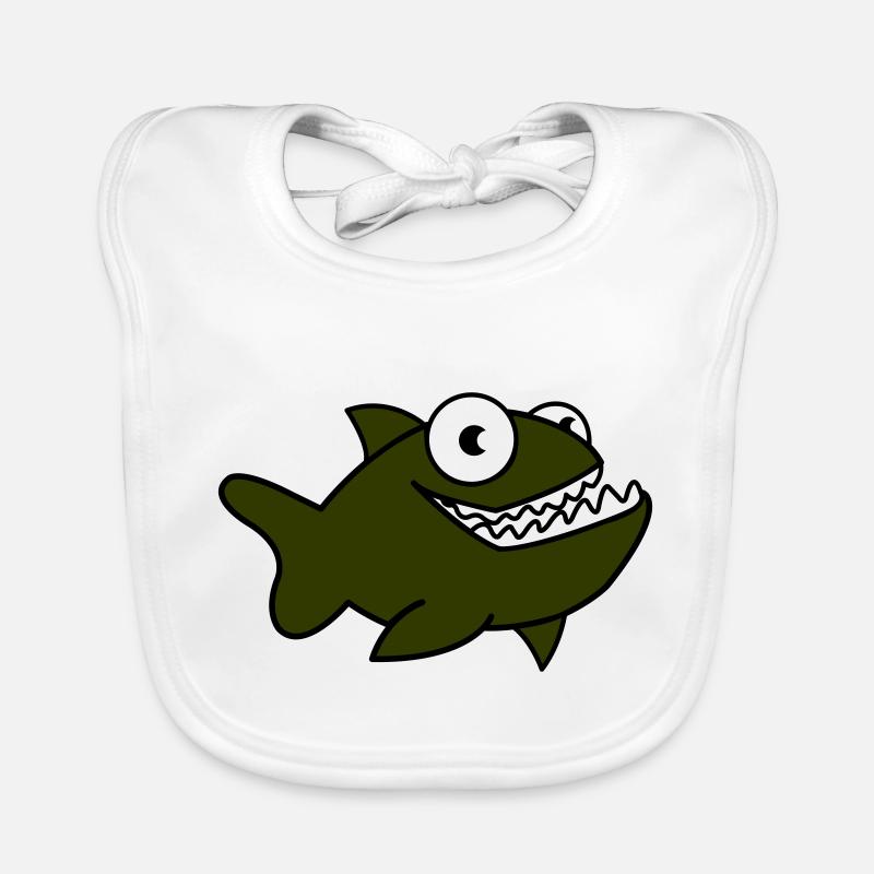 piranha 01 Baby Bio-Lätzchen