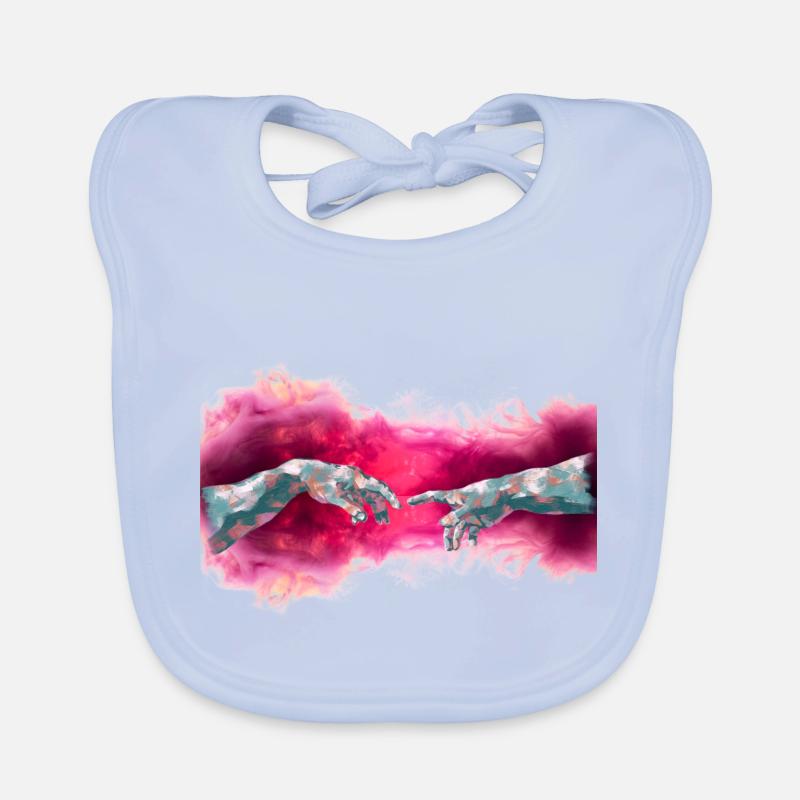 Modern Art Michelangelo Organic Baby Bibs