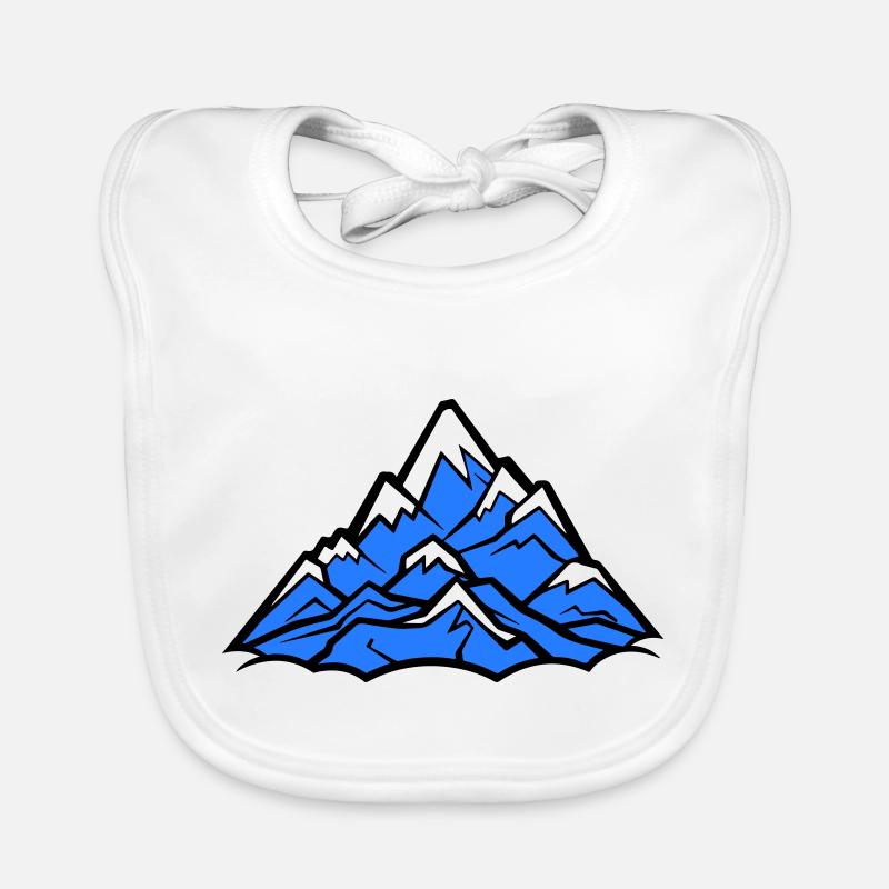 Mountains Mountains Organic Baby Bibs
