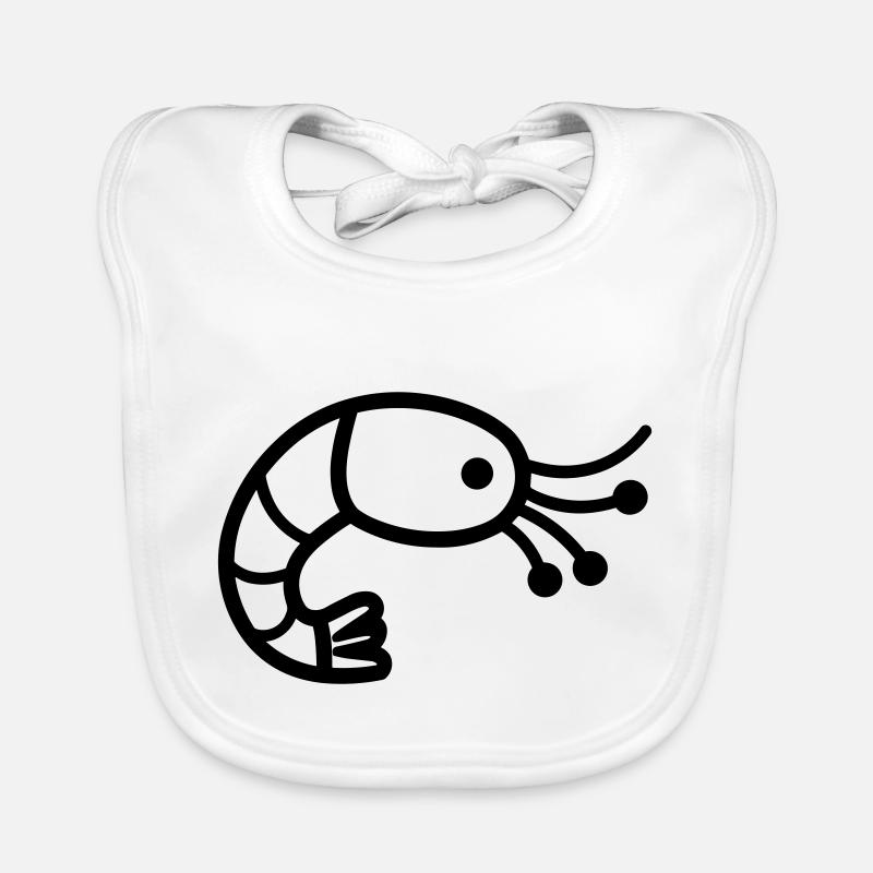 Shrimp Organic Baby Bibs