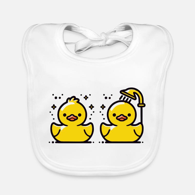 Rubber Ducks Rubber Ducks Organic Baby Bibs