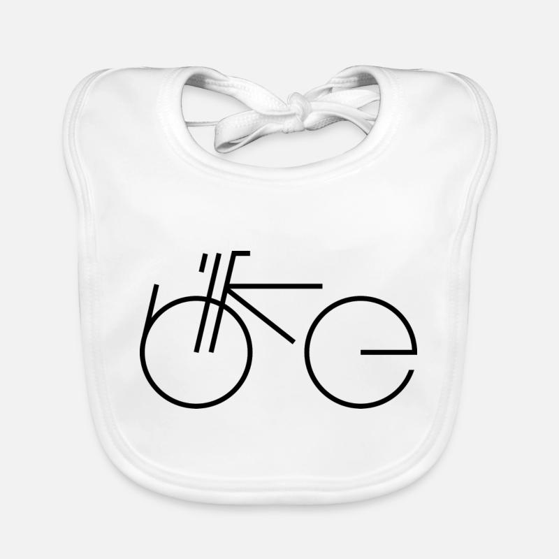 Type de vélo noir Bavoir bio Bébé
