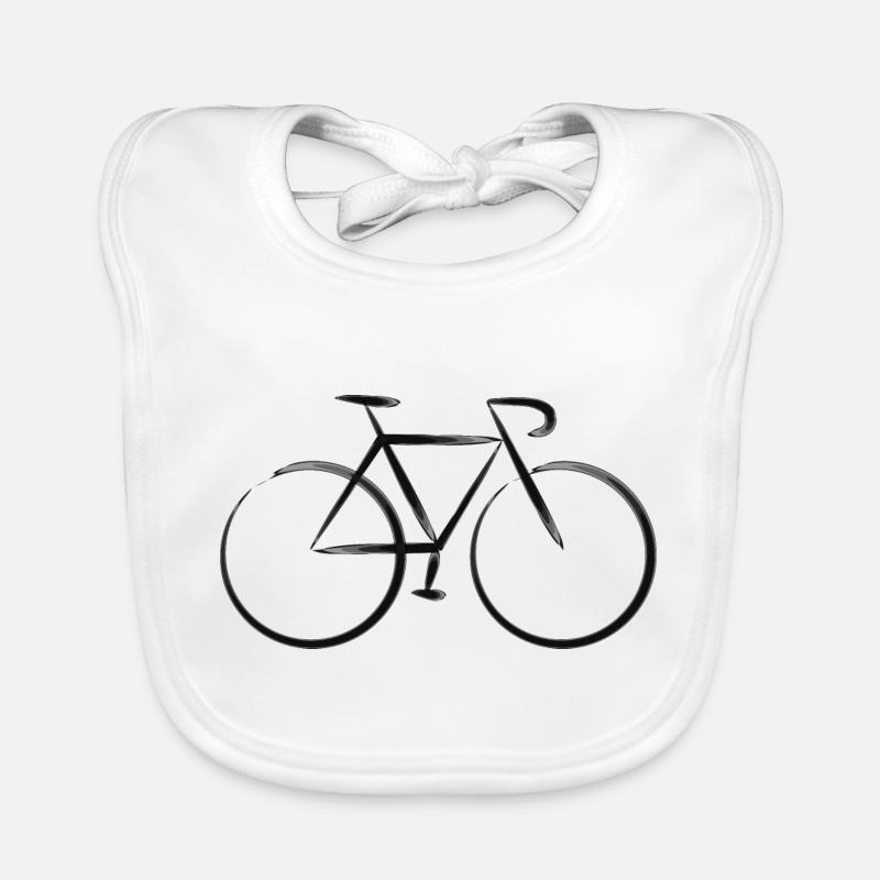 Filigrane noir Bavoir bio Bébé