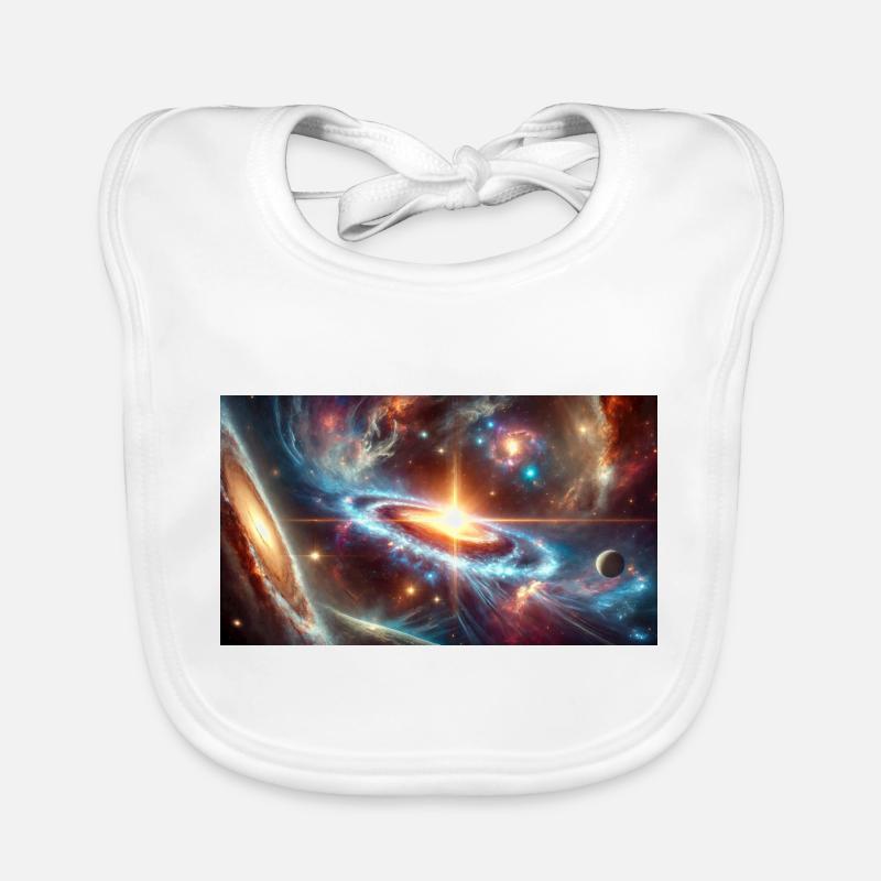 Quasar dans l’Univers Bavoir bio Bébé