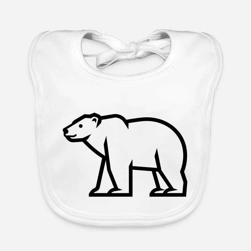 Eisbär Baby Bio-Lätzchen