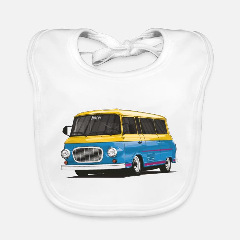 Barkas B1000 // Illustration Organic Baby Bibs