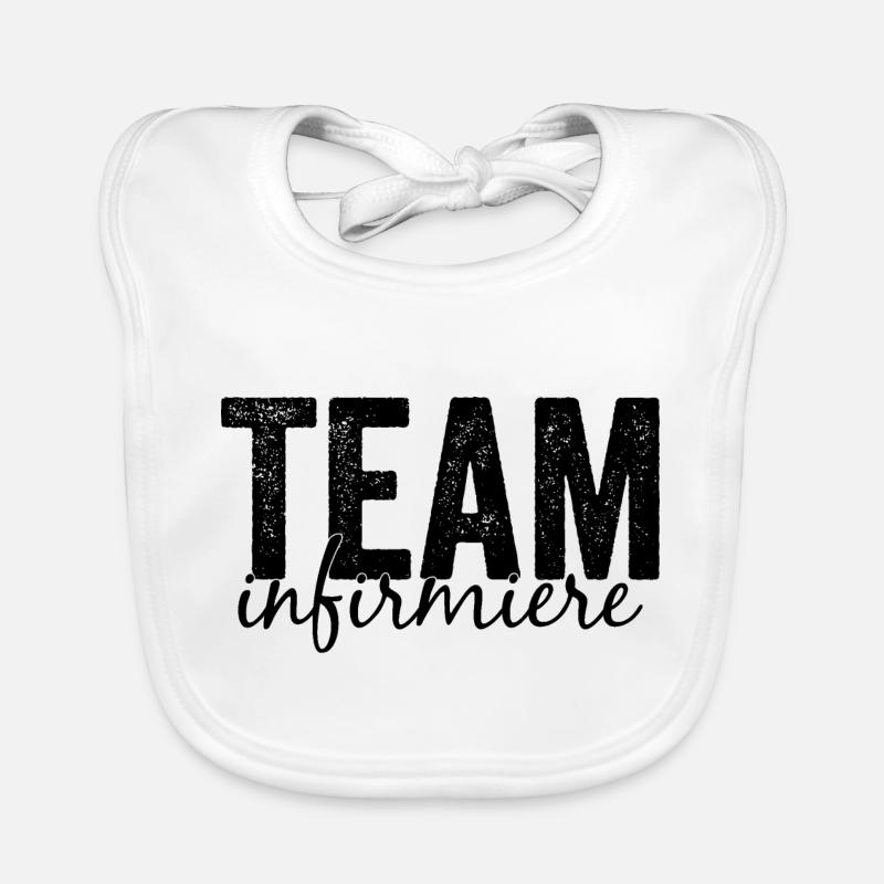 Team infirmiere Bavoir bio Bébé
