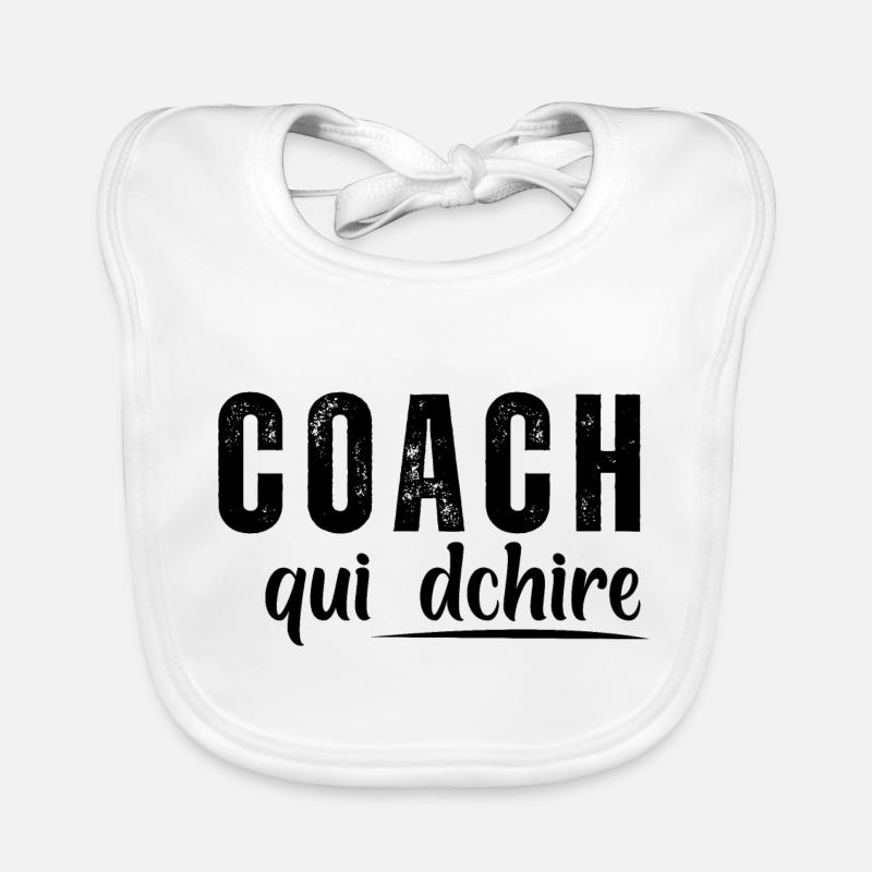 Coach Qui Déchire Bavoir bio Bébé