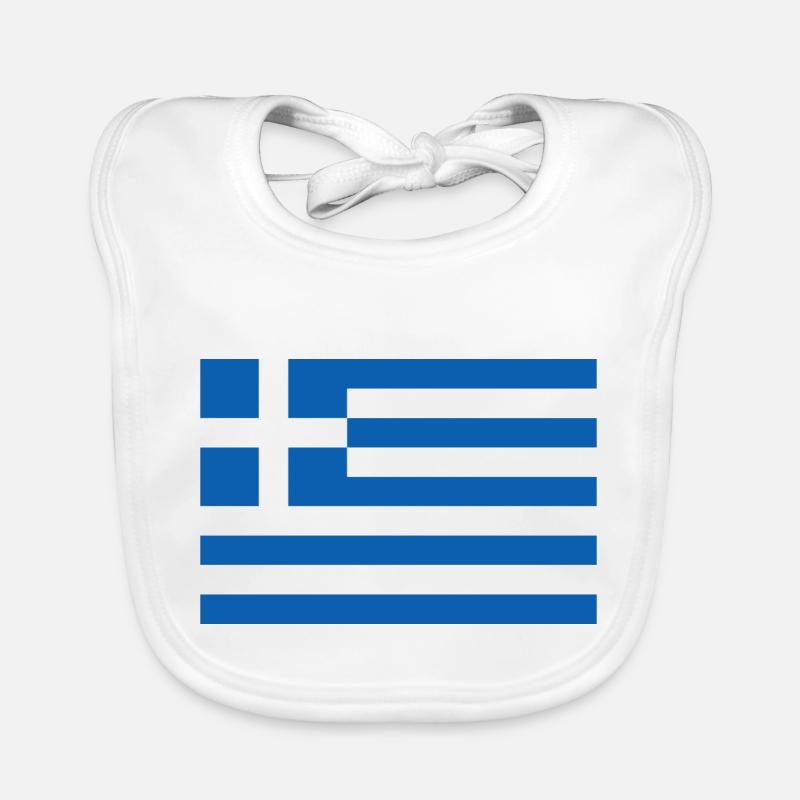 Grèce Bavoir bio Bébé