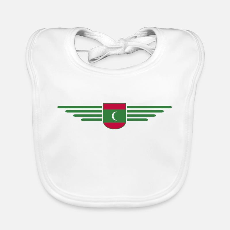 Malediven Fans: Exklusive Shirts Baby Bio-Lätzchen