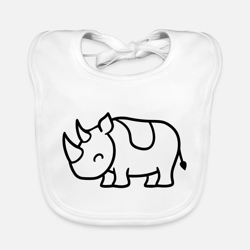 Rhinoceros Organic Baby Bibs
