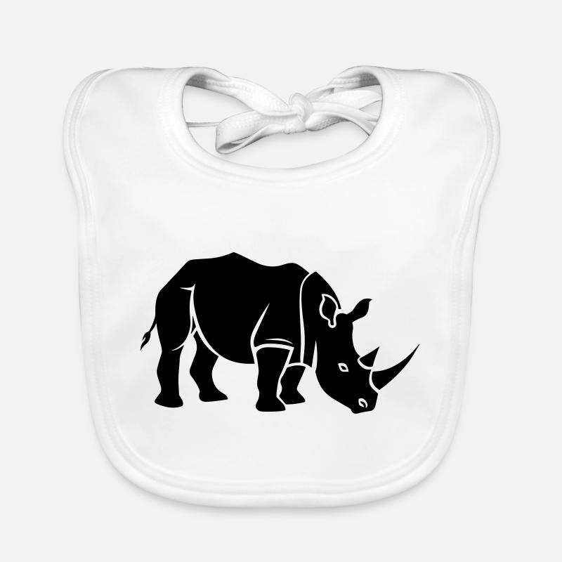Nashorn Baby Bio-Lätzchen
