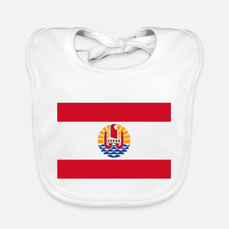 French Polynesia Organic Baby Bibs