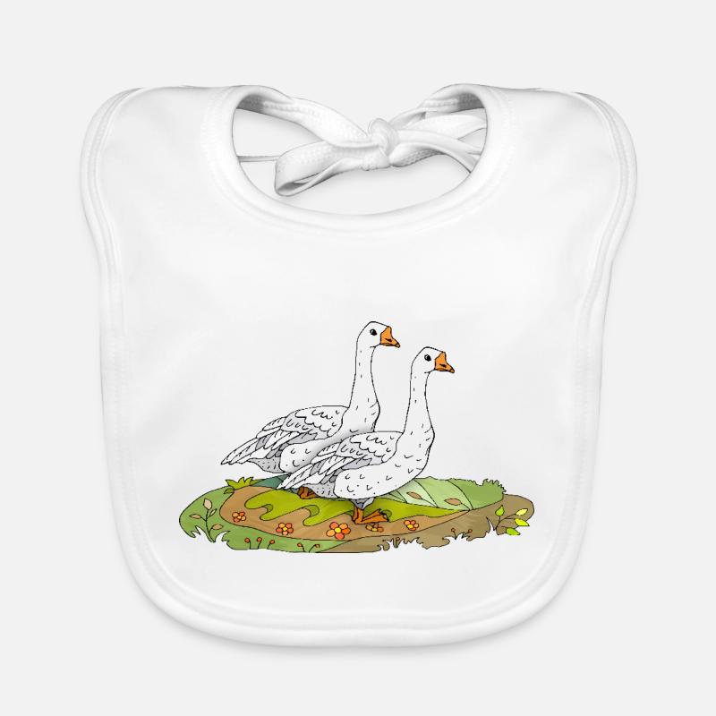 Gänse Baby Bio-Lätzchen