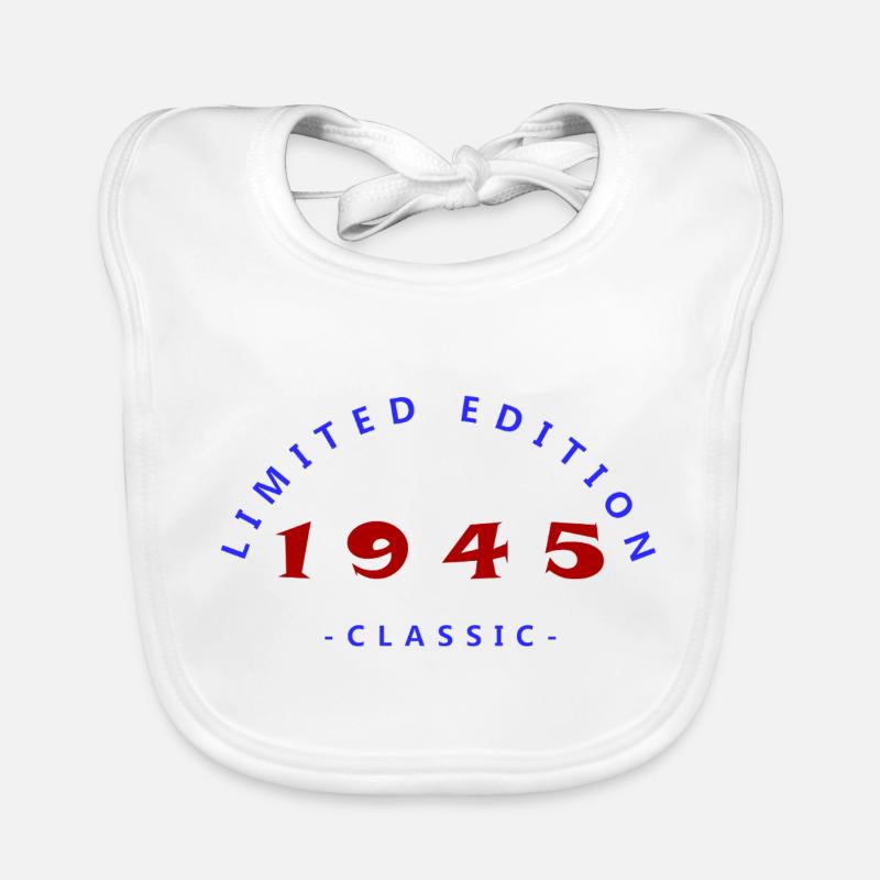 1945, édition limitée Bavoir bio Bébé