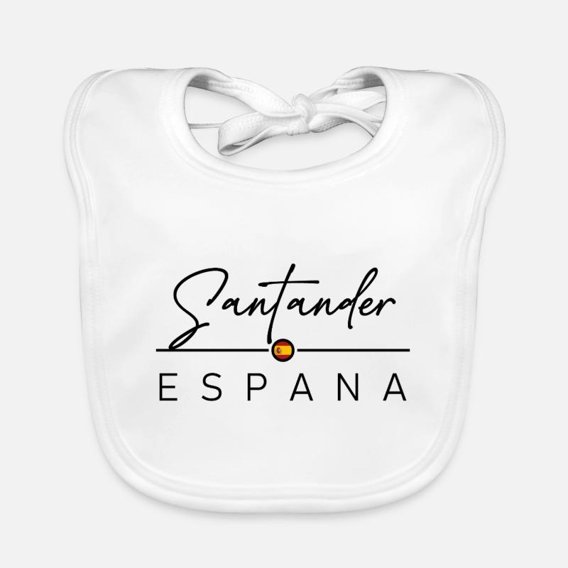 Spain - Santander - Spanien - Espana Baby Bio-Lätzchen