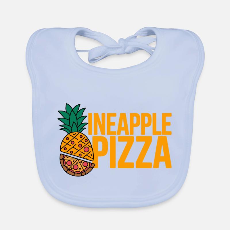 Pizza à l’ananas Bavoir bio Bébé
