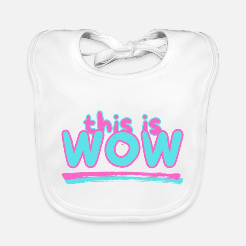 This is WOW Organic Baby Bibs