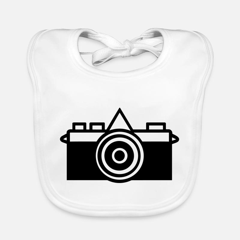 Camera Organic Baby Bibs