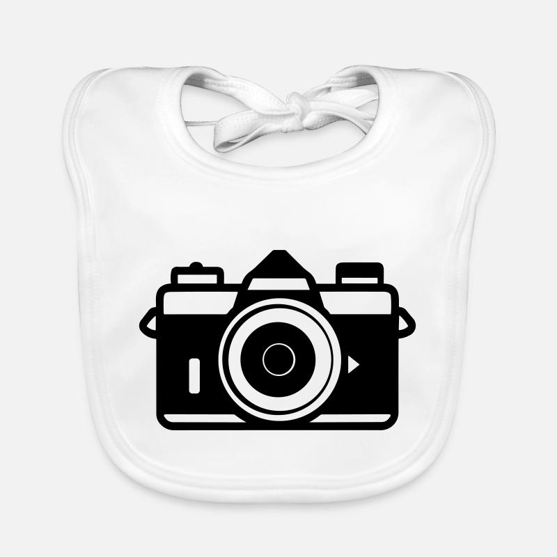 Camera Organic Baby Bibs
