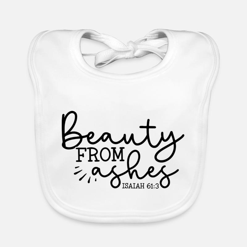 La beauté de ses cendres Bavoir bio Bébé