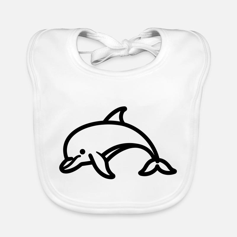 Delfin Baby Bio-Lätzchen
