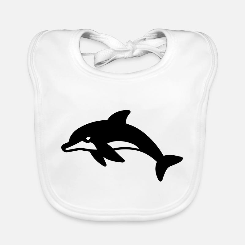 dolphin Organic Baby Bibs
