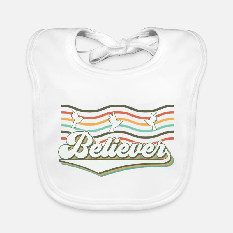 Croyant Bavoir bio Bébé