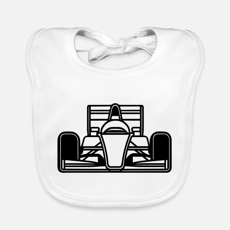 Race Car Organic Baby Bibs