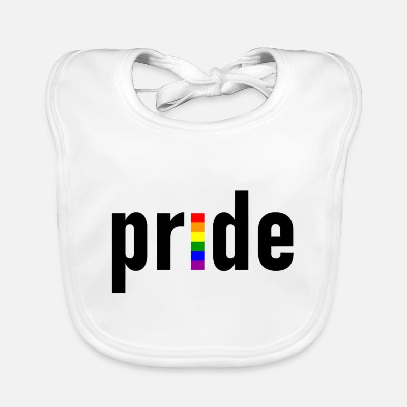 gay pride - schwul - lesbisch - CSD - LGBTQ+ Baby Bio-Lätzchen