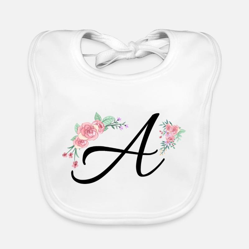Brief an Blumen Baby Bio-Lätzchen