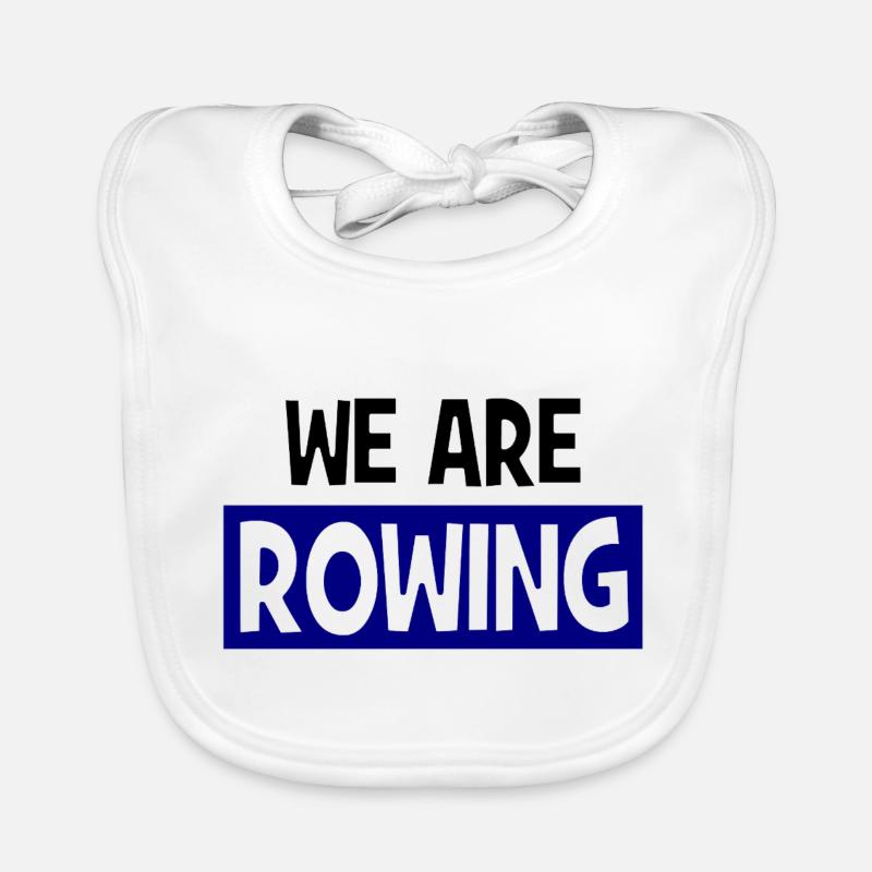 nous sommes AVIRON - Aviron - Rameurs - Rameurs Bavoir bio Bébé