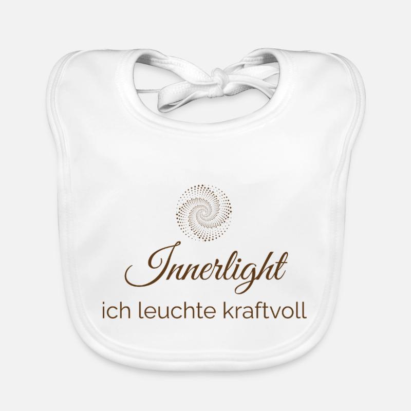 Inner Light - Entfache dein inneres Leuchten Baby Bio-Lätzchen